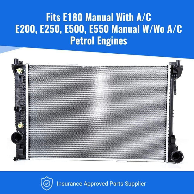 Fits Mercedes E-Class W212 2009-2016 Radiator E 180 200 250 500 550 Man/Auto W/Wo Ac - image 2