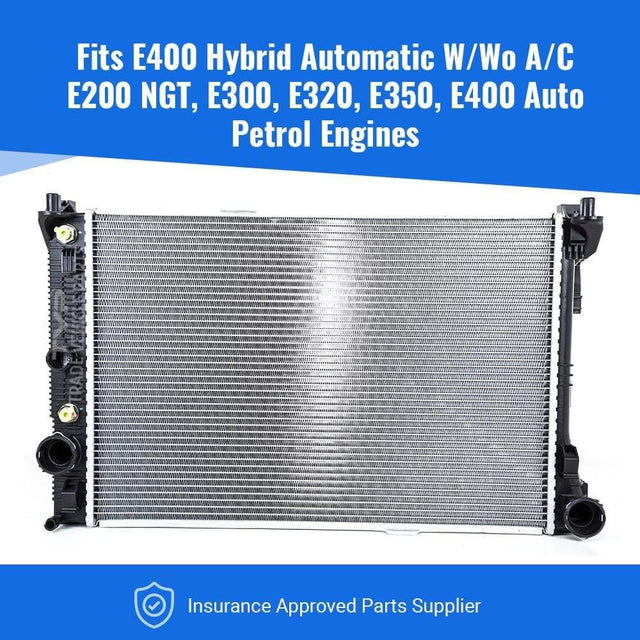 Fits Mercedes W212 2009-2016 Radiator E 200 Ngt 300 320 350 400 Hybrid Auto W/Wo Ac - image 2