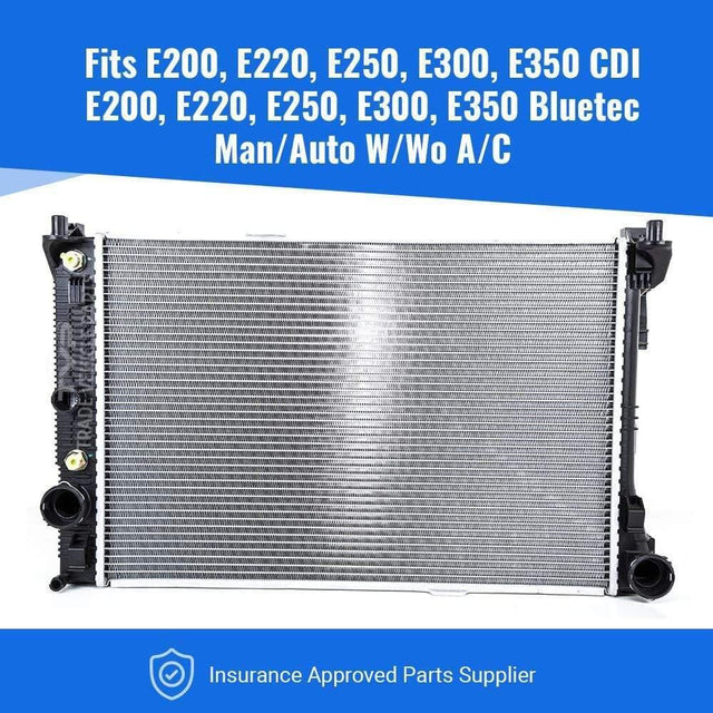 Fits Mercedes E-Class W212 2009-2016 Radiator (E 200 Bluetec, E 200 Cdi, E 220 Bluetec, E 220 Cdi, E 250 Bluetec, E 300 Bluetec, E 300 Cdi, E 350 Bluetec, E 350 Cdi, E 250 Cdi) (Manual/Auto) (With/Without Ac) - image 2