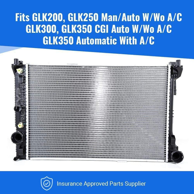 Fits Mercedes Glk X204 2009-2015 Radiator ( Glk 200, Glk 250 Man/Auto With/Without Ac) (Glk 300, Glk 350 Cgi Automatic With/Without Ac) (Glk 350 Automatic With Ac) (Petrol) - image 2
