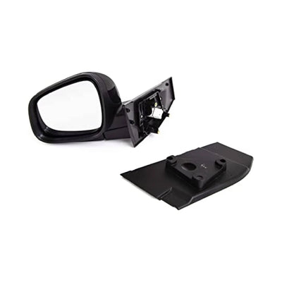 Fits Chevrolet Spark 2010- Door Wing Mirror Heated Electric Black Passenger Side - tradevehicleparts.co.uk