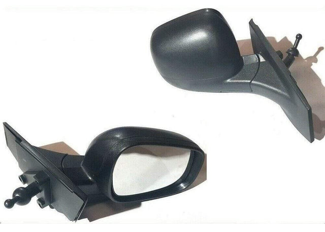 Fits Chevrolet Spark 2010- Door Wing Mirror Manual Black Textured Driver Side - image 2