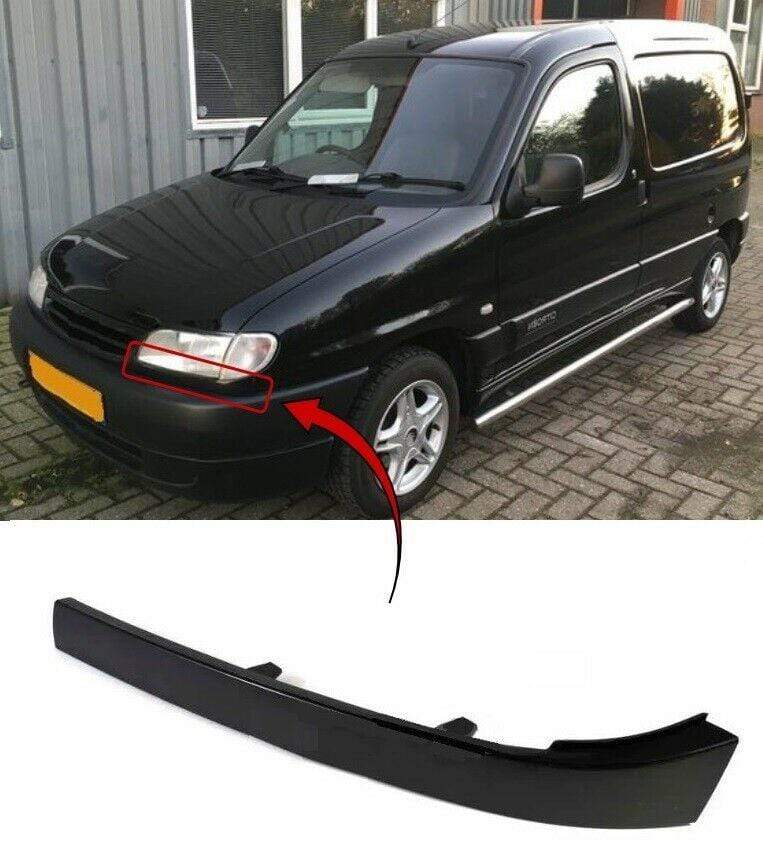 Citroen Berlingo 1998-2002 Front Under Headlamp Moulding Black Passenger Side