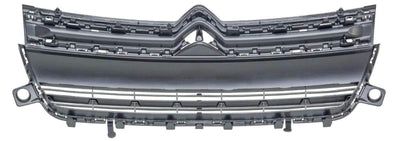 Fits Citroen Berlingo 2015-2018 Upper Centre Front Bumper Grille - tradevehicleparts.co.uk