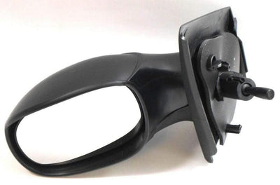 Fits Citroen C2 2003-2010 Door Wing Mirror Manual-Black Textured Cover Passenger Side - tradevehicleparts.co.uk