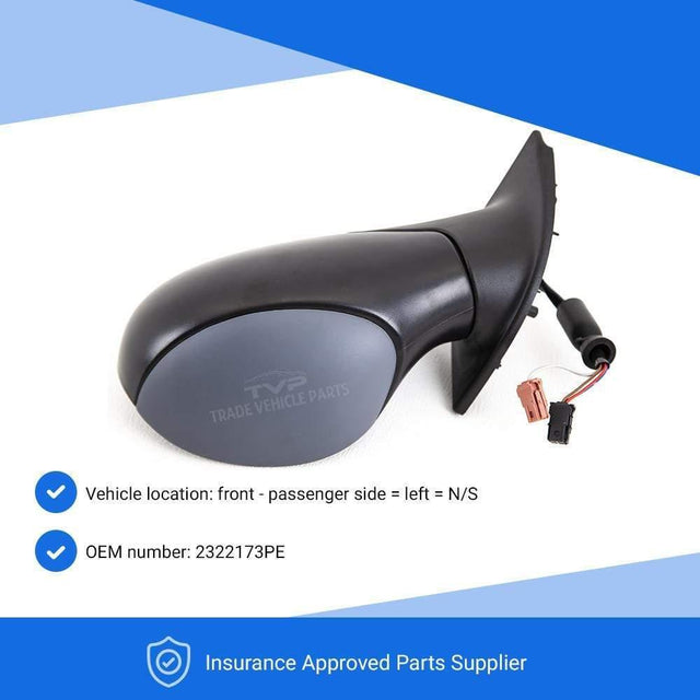 Fits Citroen C3 2002-2009 Door Wing Mirror Electric Heated Passenger Side - image 2
