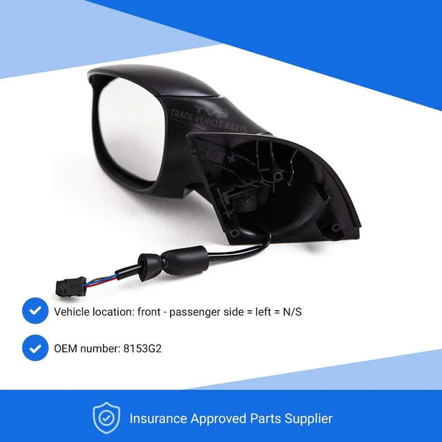 Fits Citroen C3 2002-2009 Door Wing Mirror Electric Passenger Side - image 3