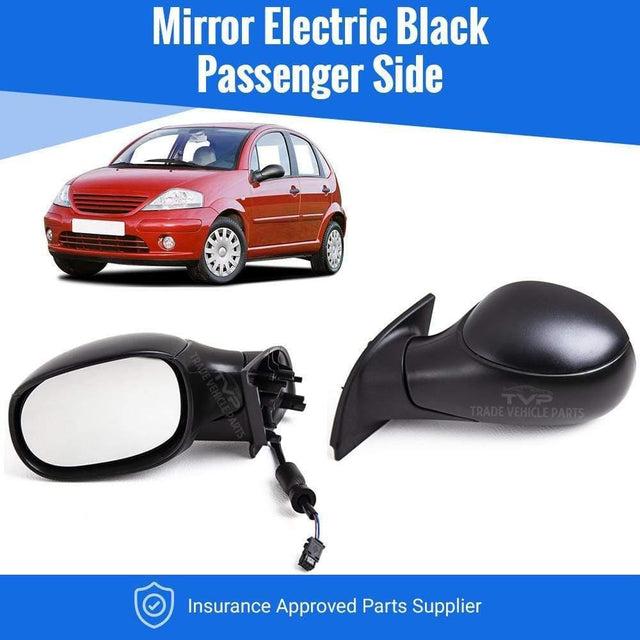 Fits Citroen C3 2002-2009 Door Wing Mirror Electric Passenger Side - image 2