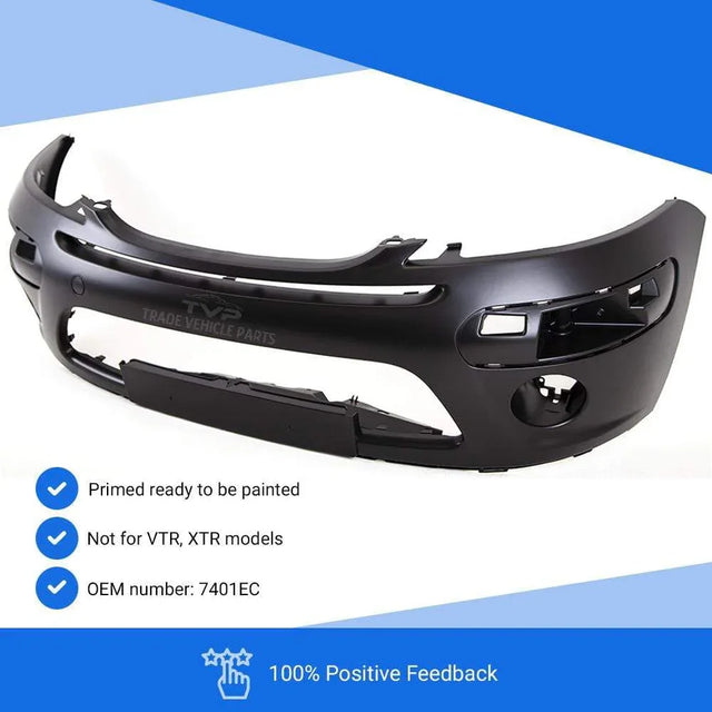 Fits Citroen C3 2005-2009 Front Bumper Primed With Tow Eye Cover  - image 3
