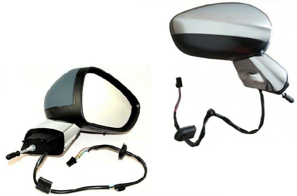 Citroen C3 2010-2016 Door Wing Mirror Electric Chrome Cover & Base Indicator Temp. Sensor Driver Side