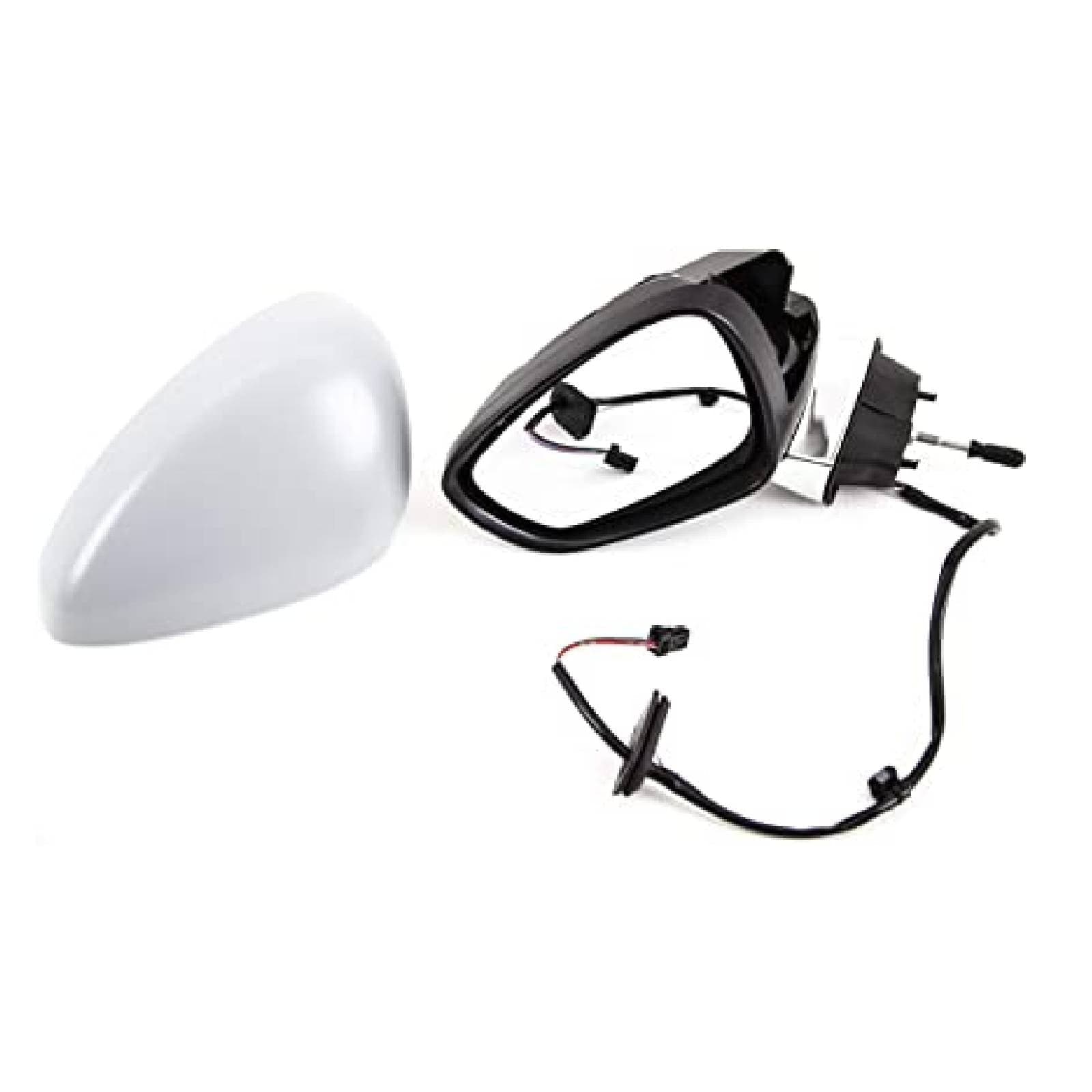 Citroen C3 2010-2016 Door Wing Mirror Electric Primed W/Ind Chrome Base Passenger Side