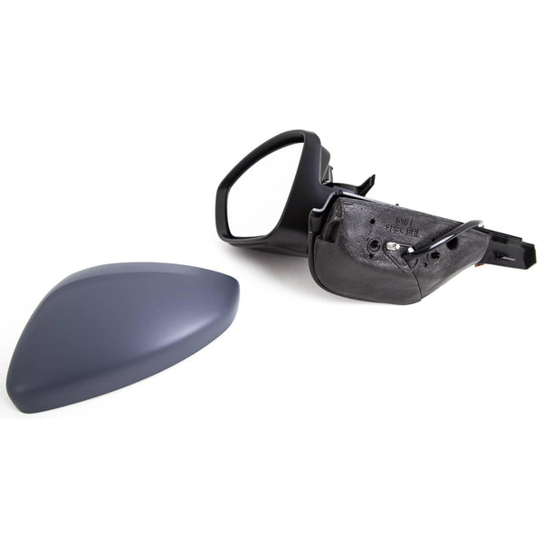 Fits Citroen C3 2017- Door Wing Mirror Electric Heated Primed Cover With Indicator Lamp Passenger Side