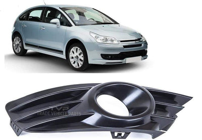 Fits Citroen C4 2004-2008 Front Bumper Fog Grille Driver Side With Fog Hole  - tradevehicleparts.co.uk