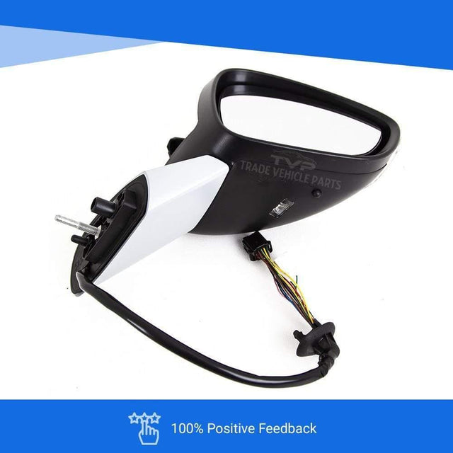 Fits Citroen C4 Grand Picasso 2013- Door Wing Mirror Electric Heated Powerfold Primed Cover W/ Indicator & Foot Light Temp Sensor Driver Side - image 5