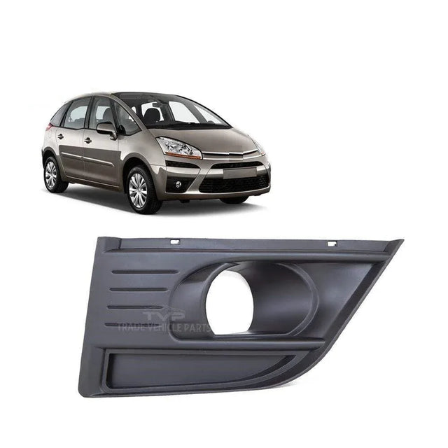 Fits Citroen C4 Picasso 2006-2013 Front Bumper Fog Grille With Fog Lamp Hole Primed Driver Side - image 12
