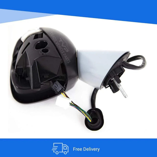Fits Citroen C4 Picasso 2013- Door Wing Mirror Electric Heated Powerfold Primed Cover W/ Indicator & Foot Light Passenger Side - image 5