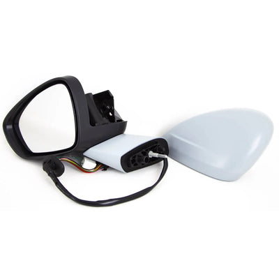 Fits Citroen C4 Picasso 2013- Door Wing Mirror Electric Heated Powerfold Primed Cover W/ Indicator & Foot Light Passenger Side - tradevehicleparts.co.uk