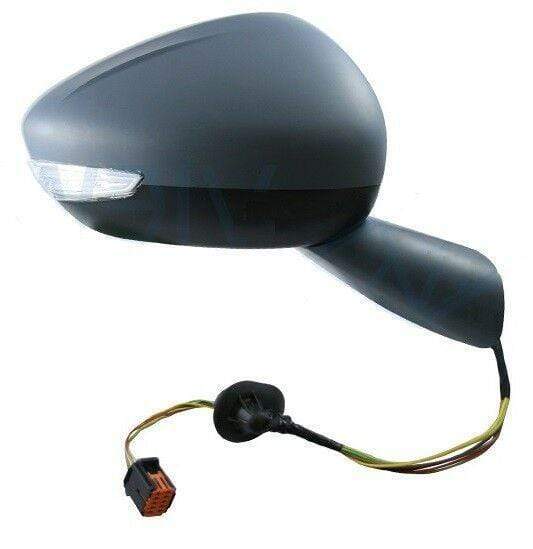Citroen C4 Picasso 2013- Door Wing Mirror Electric Heated W/ Indicator Primed Cover Temp Sensor Driver Side
