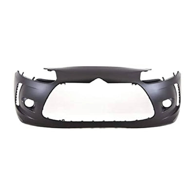 Fits Citroen Ds3 2010-2016 Front Bumper Primed With Fog Trim Version - tradevehicleparts.co.uk