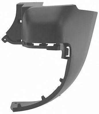 CT1272A Citroen Berlingo 2008-2016 Rear Bumper Corner Driver Side Black Twin Door