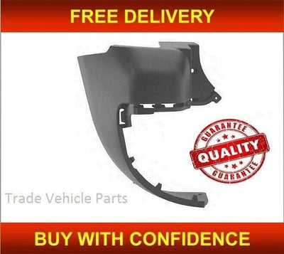 Fits Citroen Berlingo 2008-2016 Rear Bumper Corner Passenger Side Black Twin Door SWB - tradevehicleparts.co.uk