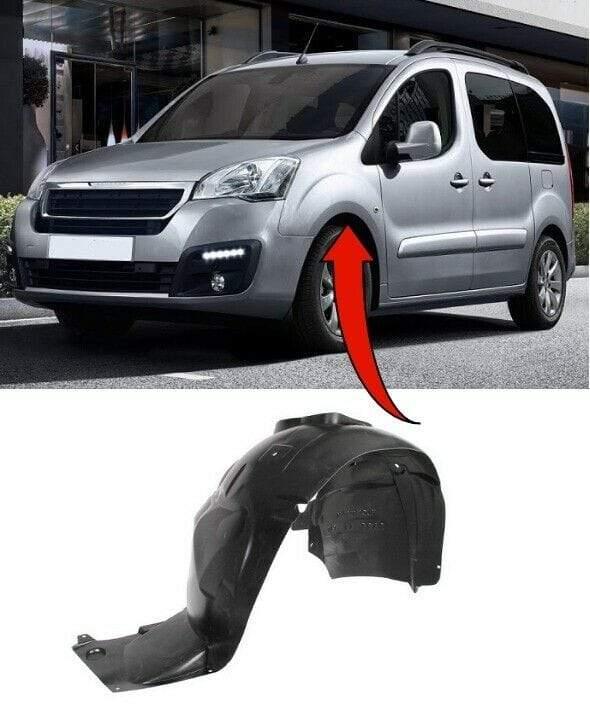 Fits Peugeot Partner 2008-2018 Front Wing Splash Guard Arch Liner Passenger Side - image 2
