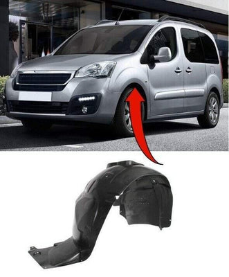 Fits Peugeot Partner 2008-2018 Front Wing Splash Guard Arch Liner Passenger Side - tradevehicleparts.co.uk