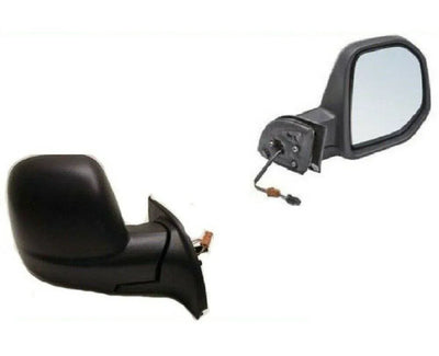 Fits Citroen Berlingo 2008-2012 Door Wing Mirror Heated Electric Black Driver Side - tradevehicleparts.co.uk