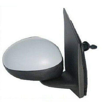 Fits Peugeot 107 2005-2014 Door Wing Mirror Manual Primed Driver Side - tradevehicleparts.co.uk