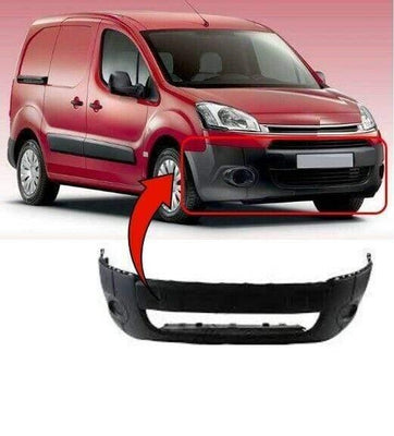 Fits Citroen Berlingo 2008-2015 Front Bumper Black - tradevehicleparts.co.uk