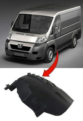 Fits Peugeot Boxer 2006-2014 Front Wing Arch Liner Splash Guard Left Side Complete - tradevehicleparts.co.uk