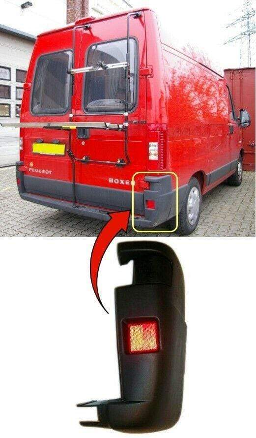 CT4036A Peugeot Boxer 2002-2006 Rear Bumper End Corner Driver Part With Reflector