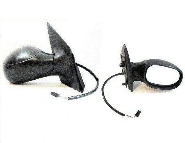 Fits Citroen C2 2003-2010 Door Wing Mirror Electric-Black Textured Driver Side - image 2