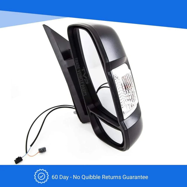 Fits Citroen Relay 2006-2014 Door Wing Mirror Manual Black W/Indicator Driver Side - image 7