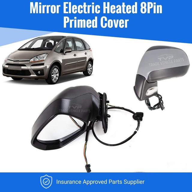 Fits Citroen C4 Picasso 2007-2013 Door Wing Mirror Electric Heated 8Pin Left Side - image 2