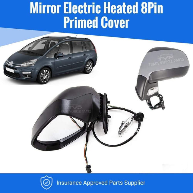 Fits Citroen C4 Grand Picasso 2007-2013 Door Wing Mirror Electric Heated Left Side - image 2