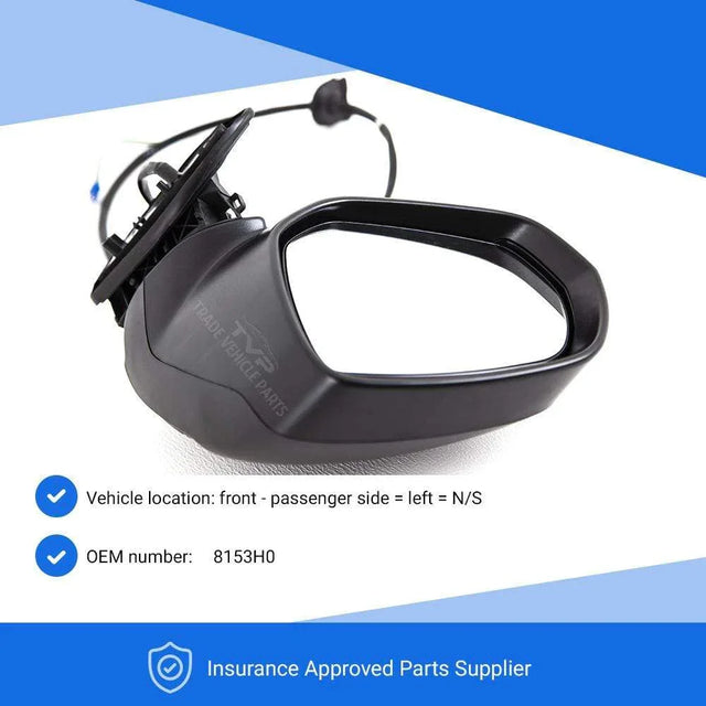 Fits Citroen C4 Grand Picasso 2007-2013 Door Wing Mirror Electric Heated Left Side - image 3