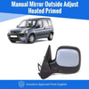 Fits Peugeot Partner 1996-2008 Door Wing Mirror Manual Heated Primed Passenger Side thumbnail