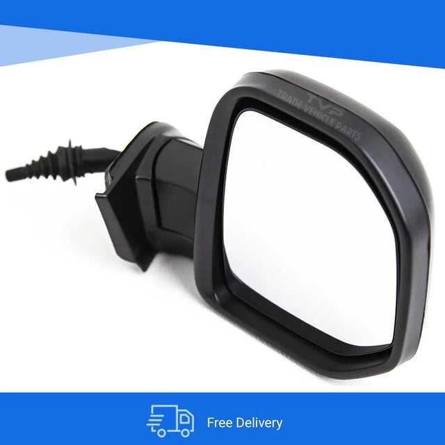 Fits Peugeot Partner 2008-2012 Door Wing Mirror Manual Textured Driver Side - image 5
