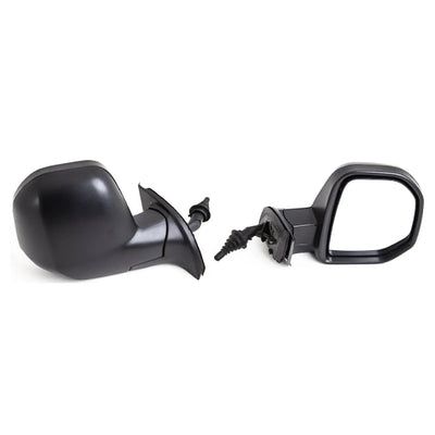 Fits Peugeot Partner 2008-2012 Door Wing Mirror Manual Textured Driver Side - tradevehicleparts.co.uk