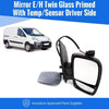 Fits Citroen Dispatch 2007-2016 Door Wing Mirror E/H Primed Twin Glass Driver Side thumbnail