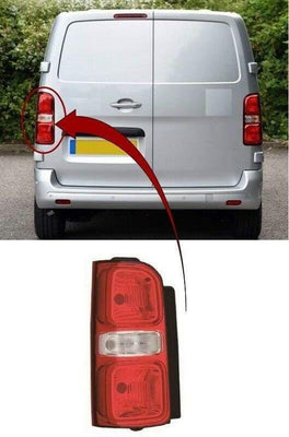 Fits Citroen Dispatch 2016- Rear Light Lamp Passenger Side - tradevehicleparts.co.uk