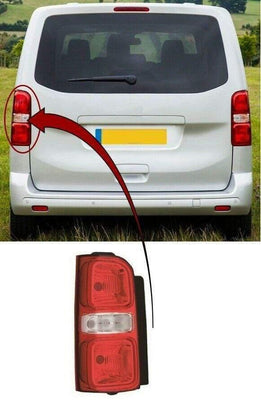 Fits Citroen Spacetourer 2016- Rear Light Lamp Passenger Side - tradevehicleparts.co.uk