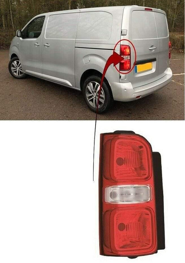 Fits Peugeot Expert 2016- Rear Light Lamp Passenger Side - image 2