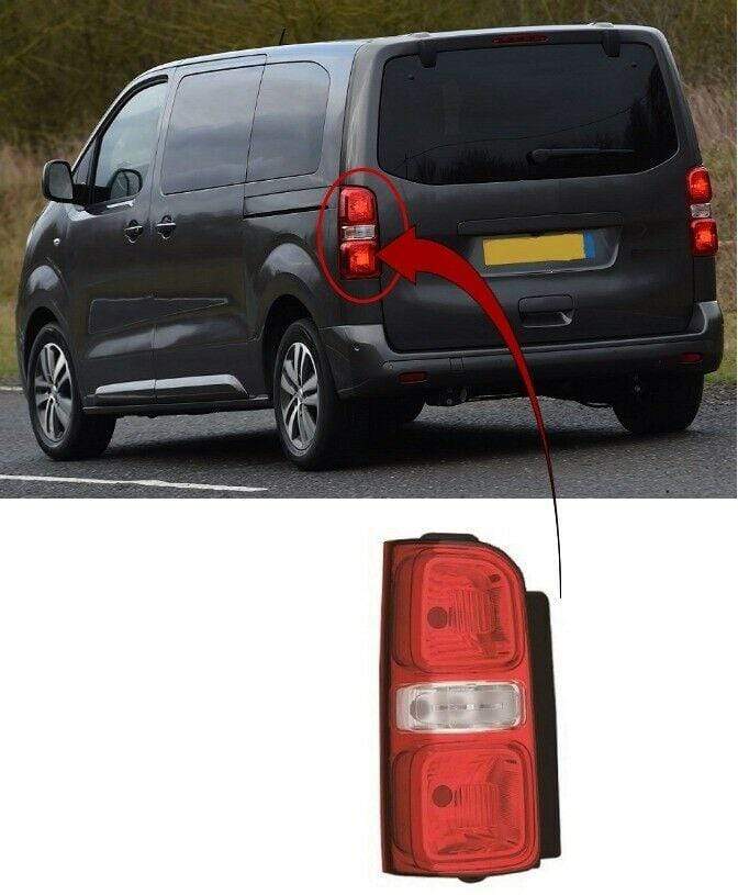 CT8075D Peugeot Traveller 2016- Rear Light Lamp Passenger Side