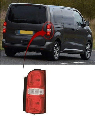 Fits Peugeot Traveller 2016- Rear Light Lamp Driver Side - tradevehicleparts.co.uk