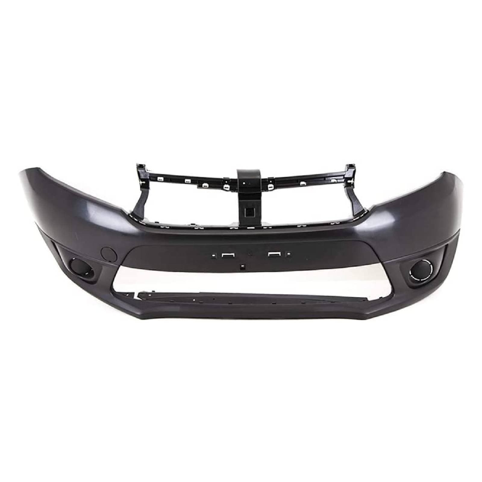 DA1007A Dacia Logan 2013-2017 Front Bumper Black With Fog Lamp Holes
