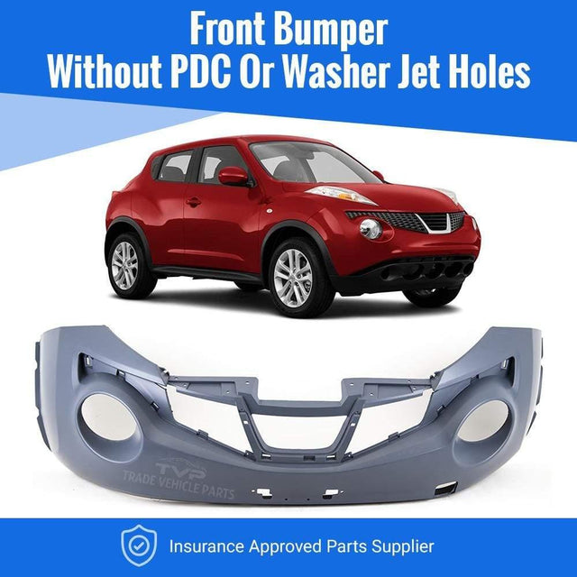 Fits Nissan Juke 2010-2014 Front Bumper Primed - image 2