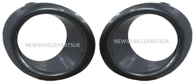 Fits Nissan Note 2006-2009 Front Bumper Grille Fog Surround Black Pair Left & Right - image 2