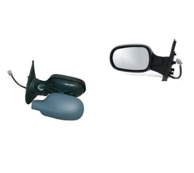 Fits Nissan Micra 2003-2010 Door Wing Mirror Electric Heated Primed-Gray Passenger Side - image 2